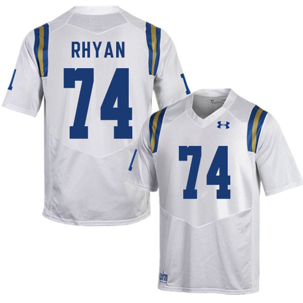 Men #74 Sean Rhyan UCLA Bruins College Football Jerseys Sale-White